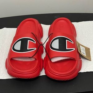 Champion Red Slides size 11 men’s